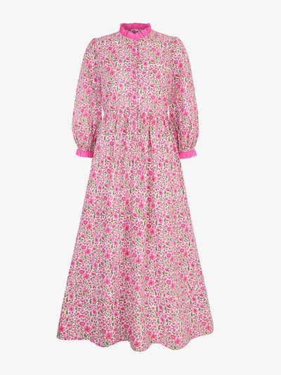 Pink City Prints Hollyhock meadow tilly dress at Collagerie