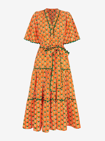 Pink City Prints Pineapple Marina dress at Collagerie