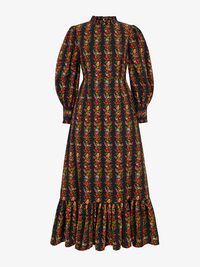 Pink City Prints Psychedelic nights Petworth dress at Collagerie