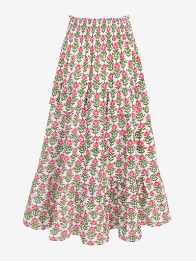 Pink City Prints Taffy rose Meryl skirt at Collagerie