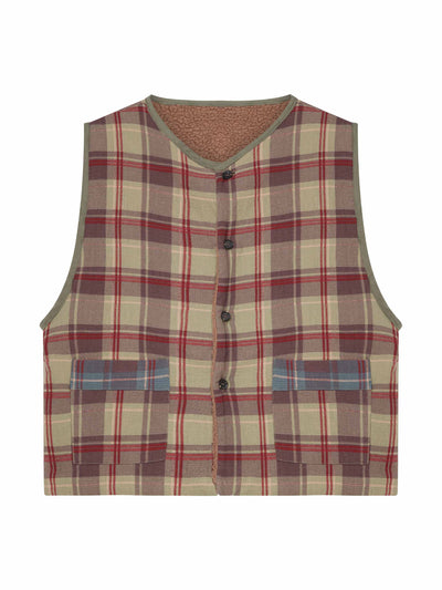 Plümo Plaid gilet at Collagerie