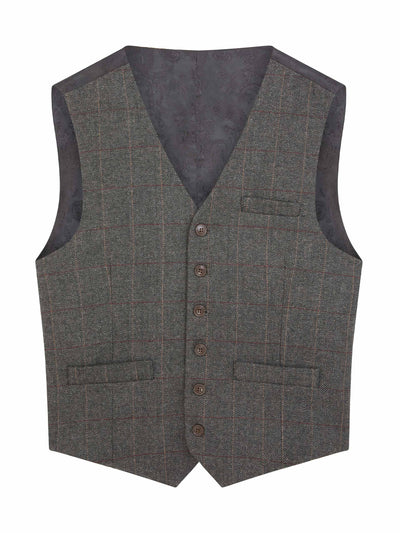 Plümo Tweed waistcoat at Collagerie