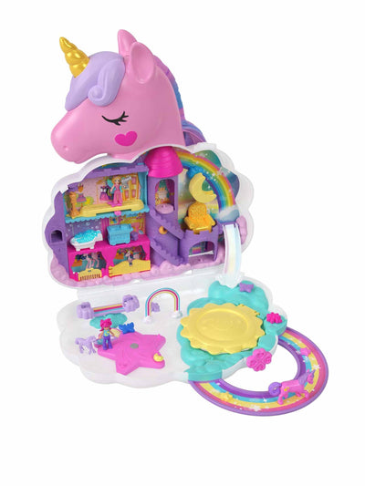 Polly Pocket Rainbow unicorn salon at Collagerie