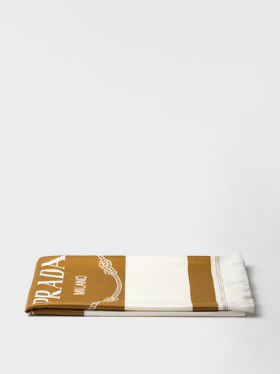 Prada Cotton beach towel at Collagerie