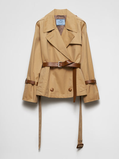 Prada Cotton twill trench jacket at Collagerie