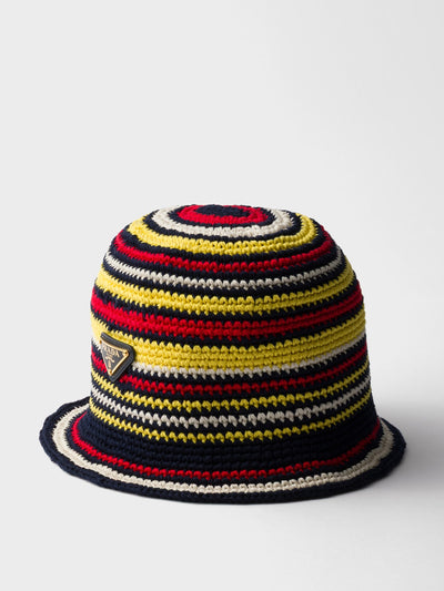 Prada Crochet bucket hat at Collagerie