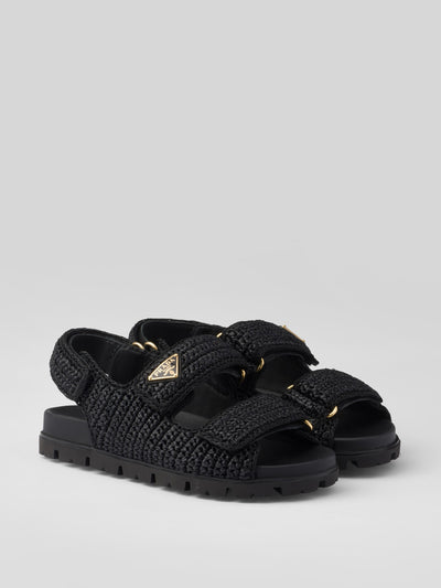 Prada Crochet sandals at Collagerie