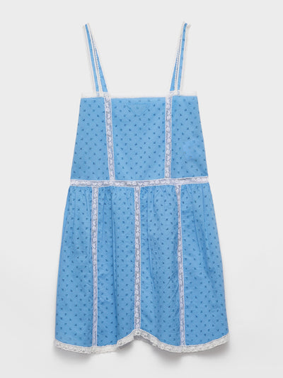Prada Eyelet lace mini-dress at Collagerie