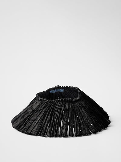 Prada Fringed visor at Collagerie