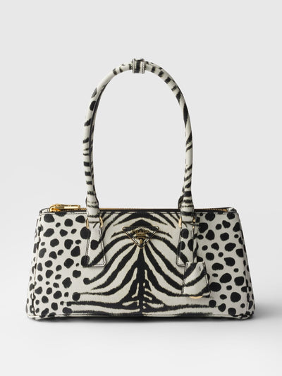 Prada Prada Galleria medium printed Saffiano leather bag at Collagerie