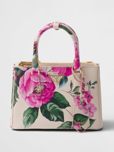 Prada Prada Galleria printed Saffiano leather bag at Collagerie