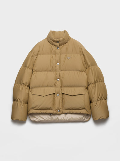 Prada Medium-weight technical fabric down jacket at Collagerie