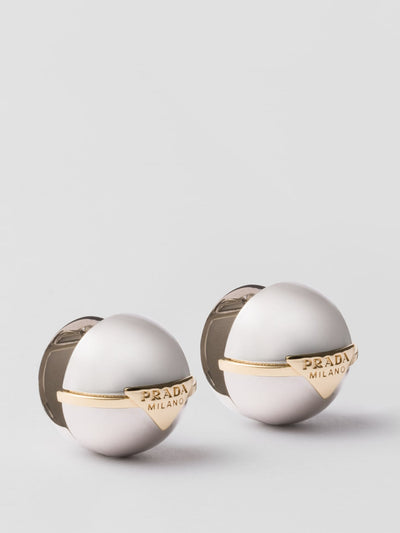 Prada Metal earrings at Collagerie