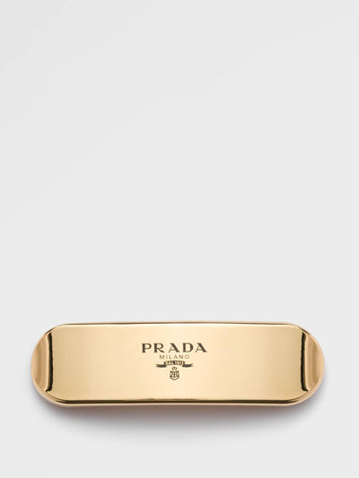Prada Metal hair clip at Collagerie