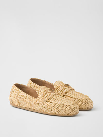 Prada Crochet loafers at Collagerie