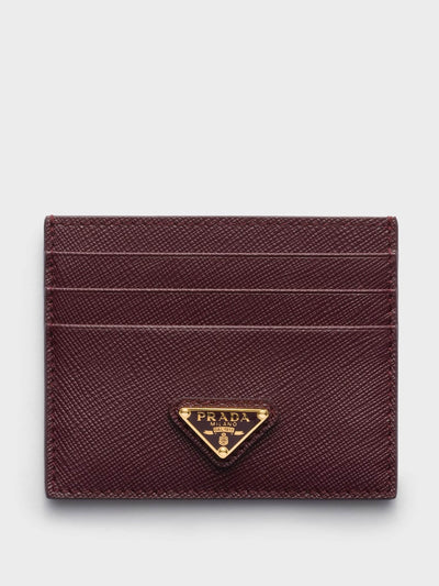 Prada Saffiano Leather card holder at Collagerie