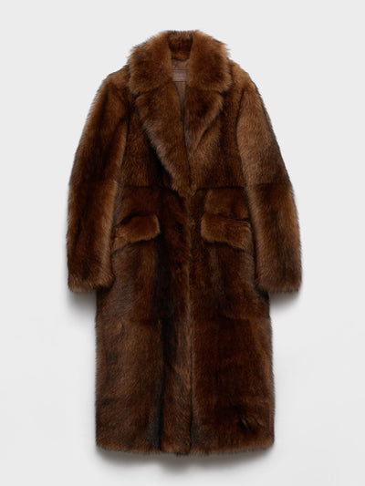 Prada Shearling coat at Collagerie