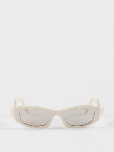 Prada Prada Symbole sunglasses in Clay Gray at Collagerie