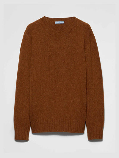 Prada Wool and cashmere crew-neck sweater at Collagerie