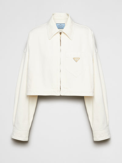 Prada Denim blouson jacket at Collagerie