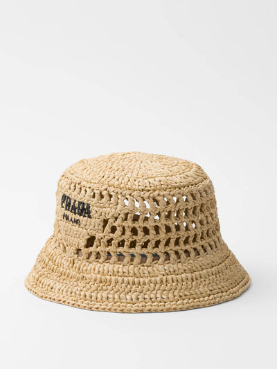 Prada Crochet bucket hat at Collagerie