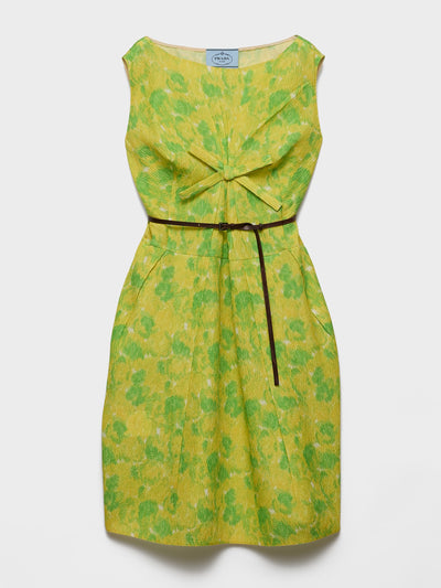 Prada Floral print cloquet dress at Collagerie
