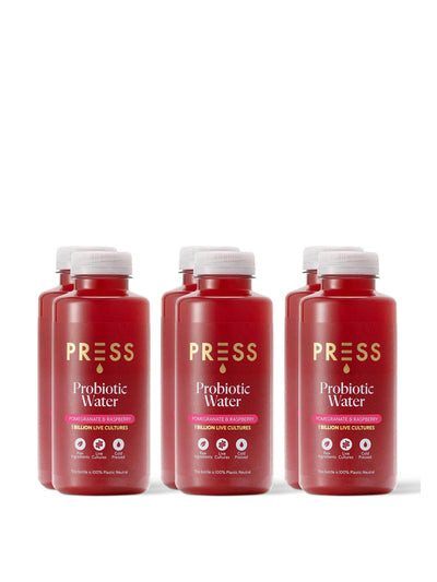Press 6 x Pomegranate & Raspberry Probiotic Water at Collagerie