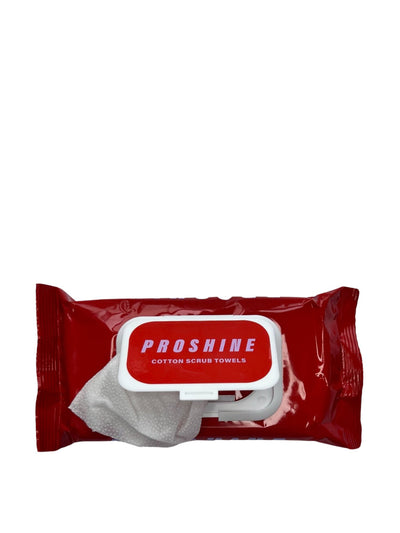 Proshine Cotton scrub towels at Collagerie