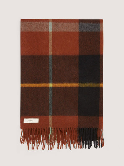 Purdey Classic check scarf at Collagerie