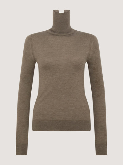 Purdey Worsted cashmere turtleneck at Collagerie