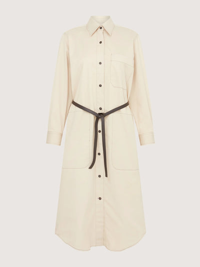 Purdey Organic cotton twill Shirt Dress at Collagerie