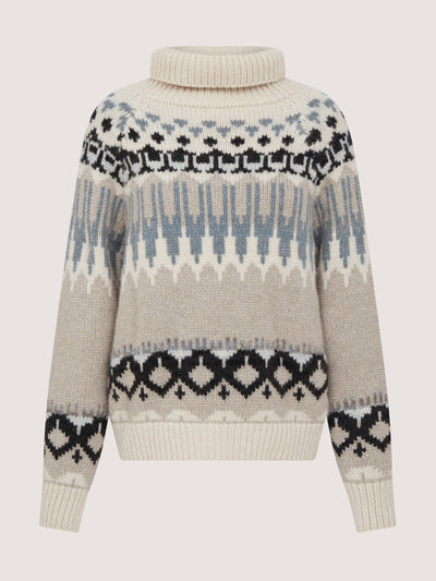 Purdey Crew neck sweater in Kestral at Collagerie