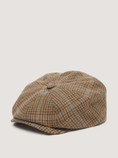 Purdey Tom Purdey Dalby Tweed Bakerboy Cap at Collagerie