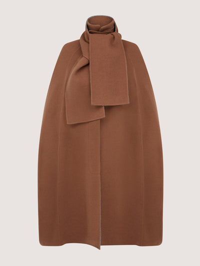 Purdey Wool cashmere trench cape at Collagerie