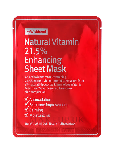 Wishtrend Enhancing sheet mask at Collagerie