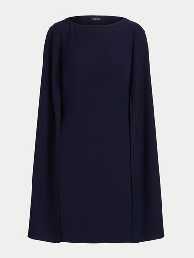 Ralph Lauren Cape georgette cocktail dress at Collagerie