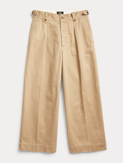 Ralph Lauren Cropped cotton wide-leg trousers at Collagerie