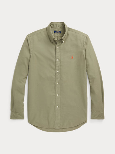 Polo Ralph Lauren Custom fit garment-dyed oxford shirt at Collagerie