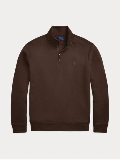 Polo Ralph Lauren Double-knit mesh quarter-zip pullover at Collagerie