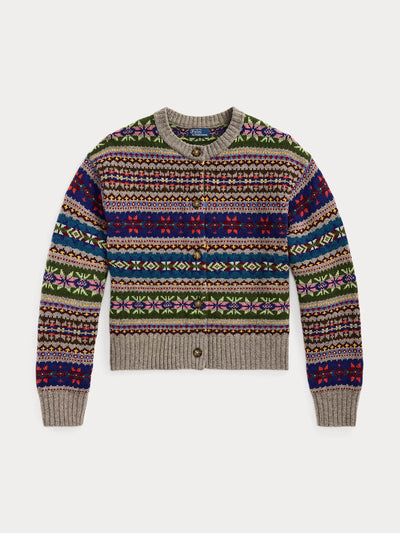 Polo Ralph Lauren Fair Isle buttoned cardigan at Collagerie