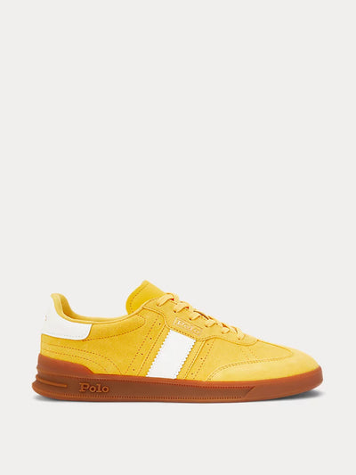 Ralph Lauren Heritage aera suede trainers at Collagerie