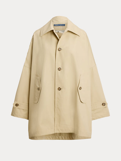 Polo Ralph Lauren Oversize cotton twill car coat at Collagerie
