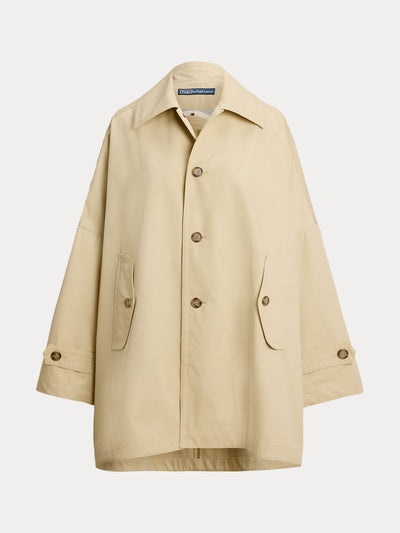 Polo Ralph Lauren Oversize cotton twill car coat at Collagerie