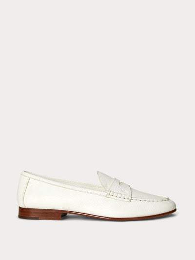 Polo Ralph Lauren Pebbled leather penny loafers at Collagerie