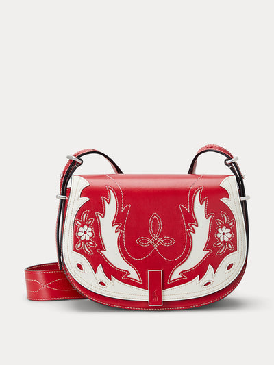 Ralph Lauren Leather saddle bag at Collagerie