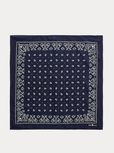 Ralph Lauren Paisley cotton bandanna at Collagerie