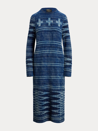 Polo Ralph Lauren Naiomi glasses jumper dress at Collagerie