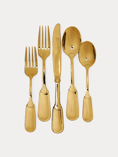Ralph Lauren Home Wentworth gold place setting (set of 5) at Collagerie