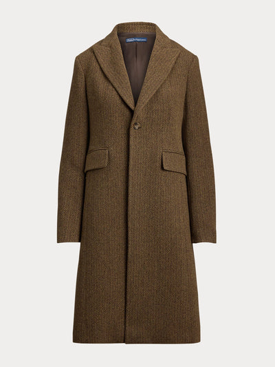 Polo Ralph Lauren Wool-blend herringbone coat at Collagerie