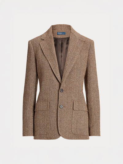 Polo Ralph Lauren Herringbone linen-blend blazer at Collagerie